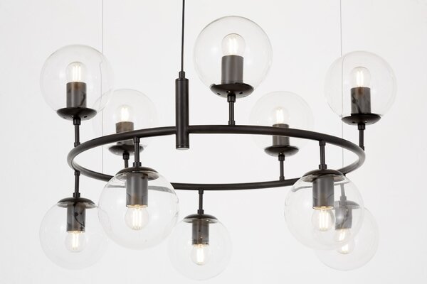 NOWOCZESNA LAMPA WISZĄCA CZARNA CEREDO NEO W10