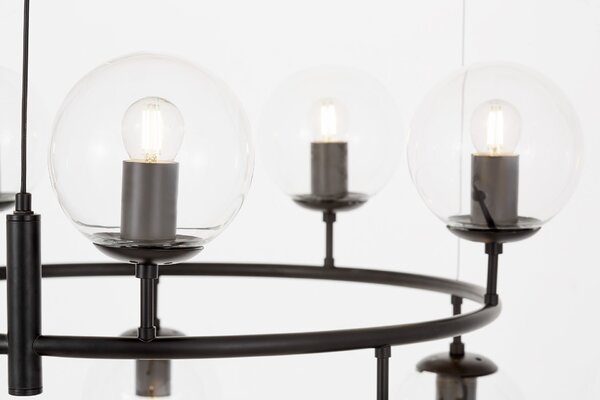 NOWOCZESNA LAMPA WISZĄCA CZARNA CEREDO NEO W10