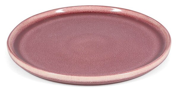 Bordowy kamionkowy talerz ø 22 cm Duna – ONA