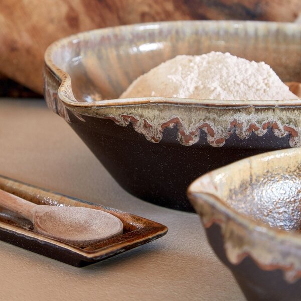 Ciemnobrązowa kamionkowa misa Poterie – Casafina