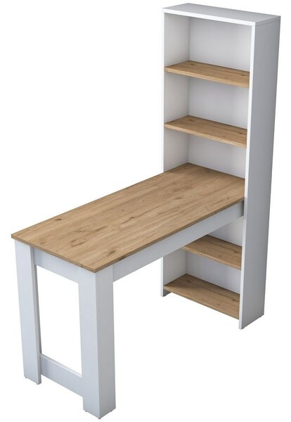 Stolik kosmetyczny Milano White and Walnut