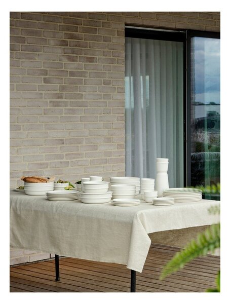 Kremowy porcelanowy talerz deserowy ø 20 cm Eau – Zone