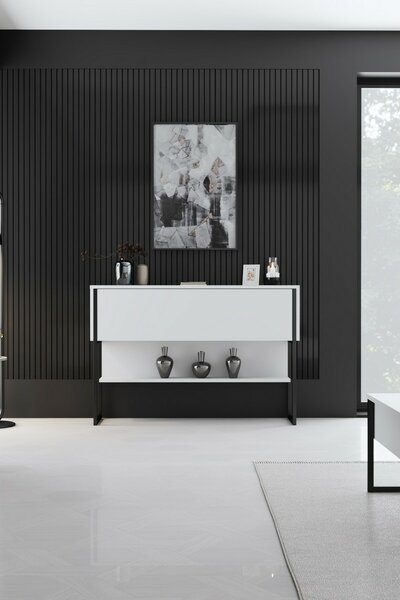 Komoda Luxe White and Black