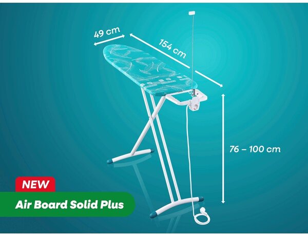 Deska do prasowania 120x38 cm AirBoard M Solid Plus NF – LEIFHEIT