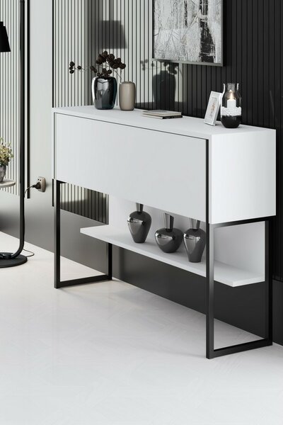 Komoda Luxe White and Black