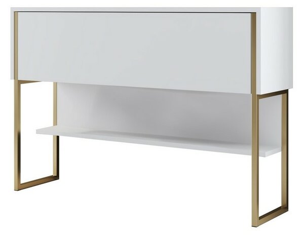 Komoda Luxe White and Gold