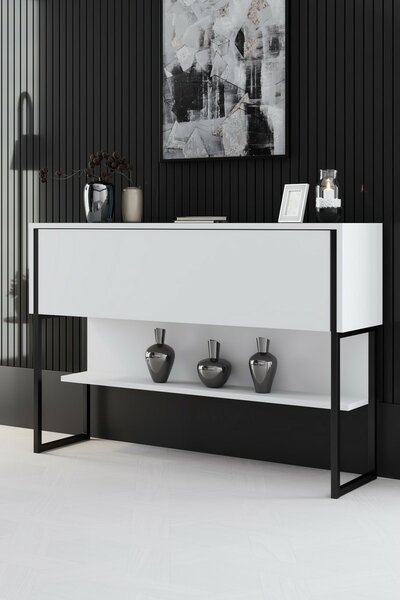 Komoda Luxe White and Black