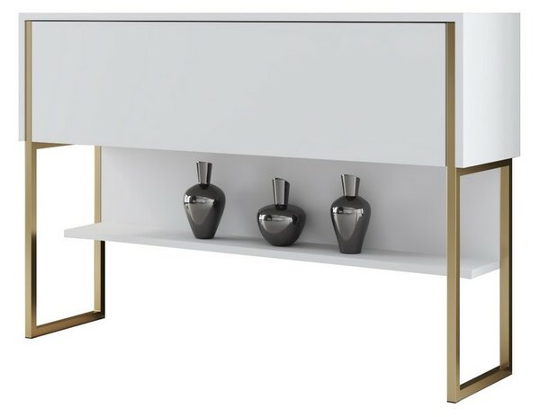 Komoda Luxe White and Gold