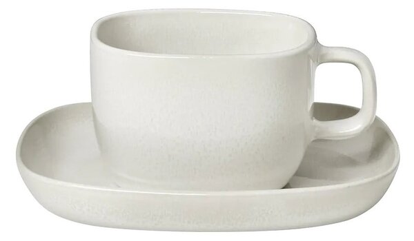 Kremowa kamionkowa filiżanka 200 ml Vahlo – Blomus