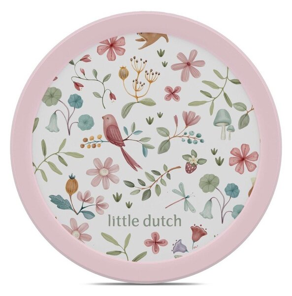 Biały/różowy plastikowy pojemnik śniadaniowy dla dzieci Fairy Wonders by Little Dutch – Mepal