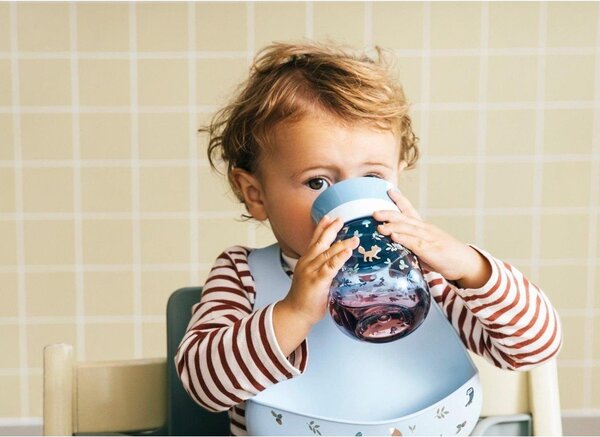 Jasnozielony plastikowy kubek dla dzieci 300 ml Little Farm by Little Dutch – Mepal
