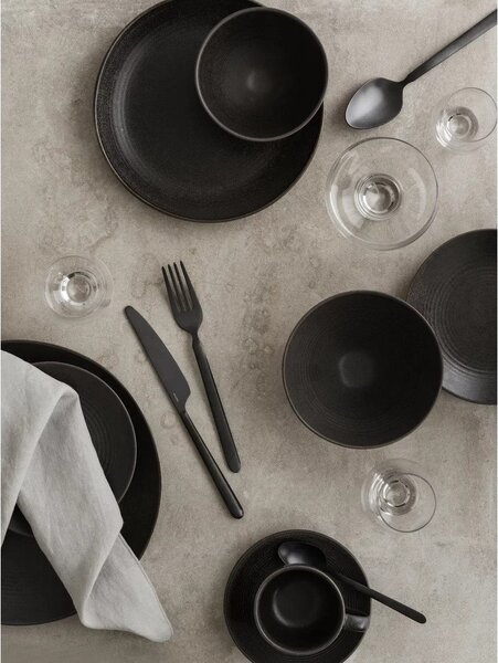 Ciemnobrązowe filiżanki ceramiczne zestaw 2 szt. 190 ml Kumi – Blomus