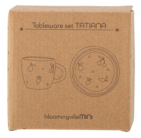 Kamionkowy zestaw naczyń dla dzieci 2 szt. Tatiana – Bloomingville Mini