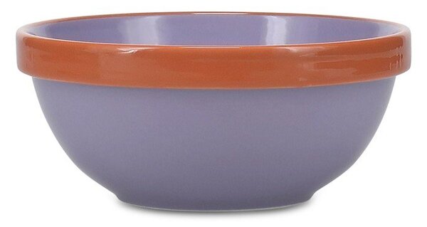 Pomarańczowa/fioletowa kamionkowa miska 710 ml Duo – ONA