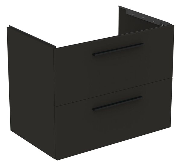 Antracytowa wisząca szafka pod umywalkę 80x63 cm i.Life B – Ideal Standard