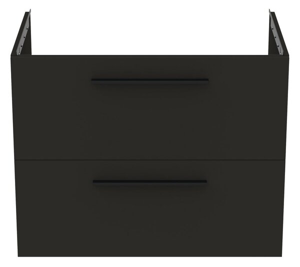 Antracytowa wisząca szafka pod umywalkę 80x63 cm i.Life B – Ideal Standard