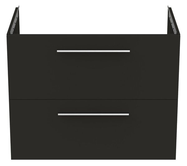 Antracytowa wisząca szafka pod umywalkę 80x63 cm i.Life B – Ideal Standard