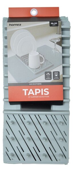 Jasnoniebieska plastikowa podkładka do naczyń 50x38 cm – Homéa