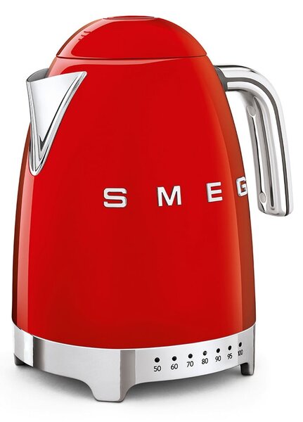 Czerwony czajnik elektryczny ze stali nierdzewnej 1,7 l Retro Style – SMEG