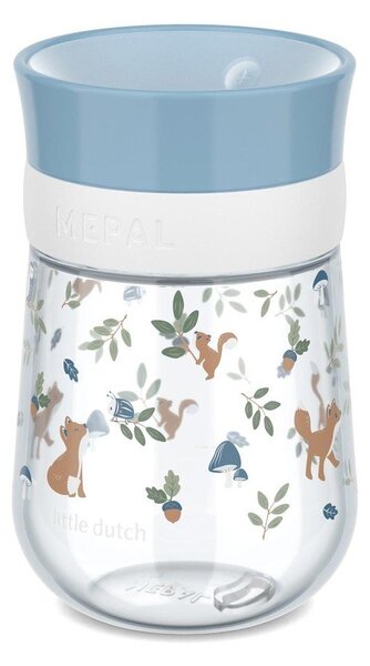Jasnoniebieski plastikowy kubek dla dzieci 300 ml Forest Friends by Little Dutch – Mepal