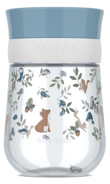 Jasnoniebieski plastikowy kubek dla dzieci 300 ml Forest Friends by Little Dutch – Mepal
