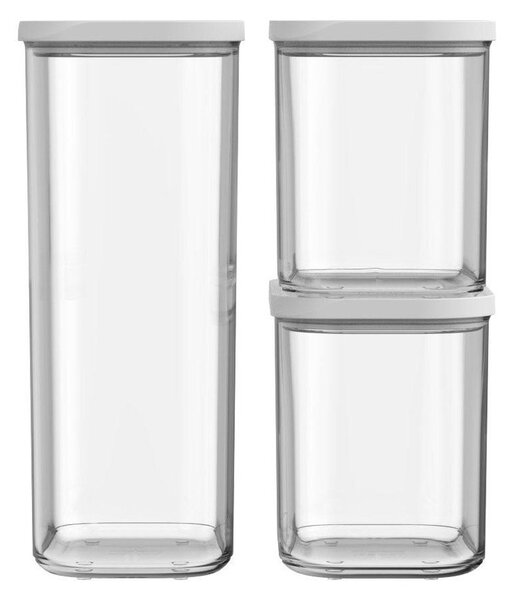 Plastikowe pojemniki 3 szt. na żywność Modula – Mepal