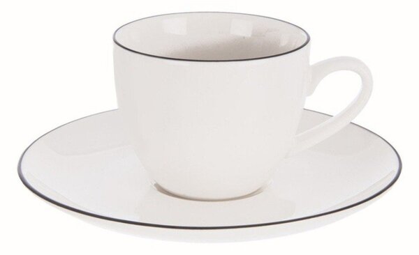 Biała porcelanowa filiżanka na espresso 100 ml Decora – Orion