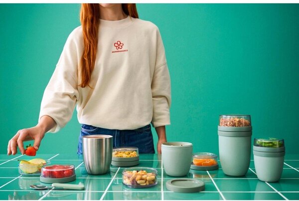 Lunchbox 2 szt. z podziałką/na jogurt Ellipse – Mepal