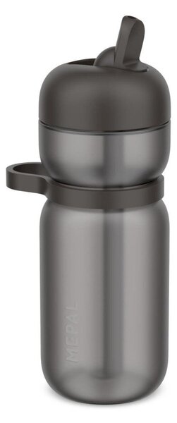 Antracytowa plastikowa butelka 600 ml Active – Mepal