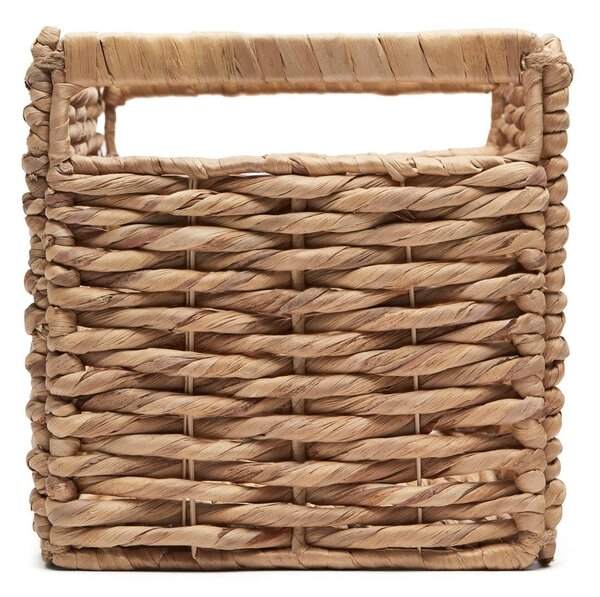 Koszyk z hiacyntu wodnego 25x35x27,5 cm Words – Kave Home