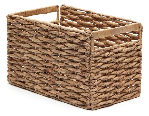Koszyk z hiacyntu wodnego 25x35x27,5 cm Words – Kave Home