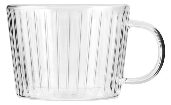 Szklane filiżanki zestaw 2 szt. do cappuccino 250 ml Livio Duo – Vialli Design