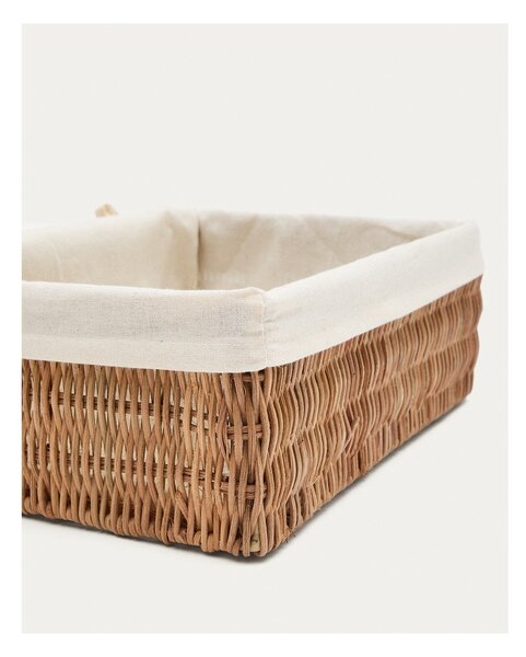 Rattanowe koszyki zestaw 2 szt. 28x20x10 cm Indali – Kave Home