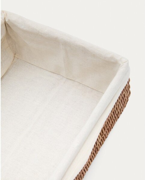 Rattanowe koszyki zestaw 2 szt. 28x20x10 cm Indali – Kave Home