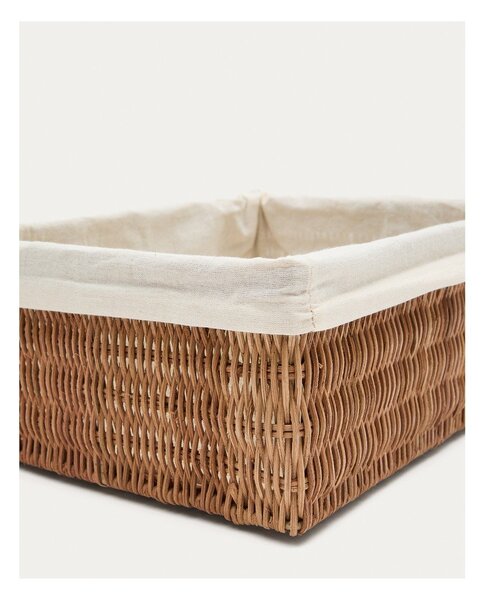 Rattanowe koszyki zestaw 2 szt. 28x20x10 cm Indali – Kave Home