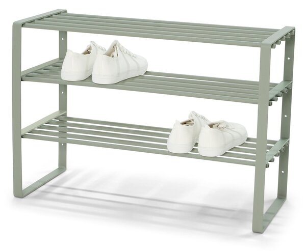 Szarozielona metalowa szafka na buty 70x48,5x29 cm Rex – Spinder Design