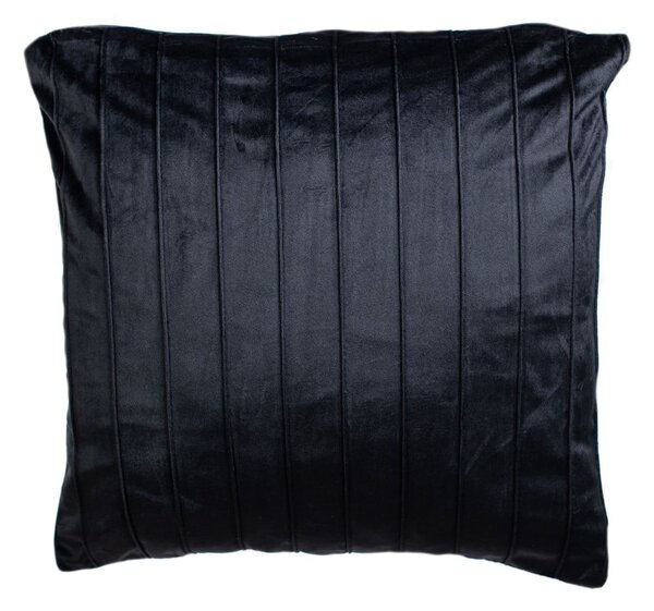 Czarna poduszka dekoracyjna JAHU collections Stripe, 45x45 cm
