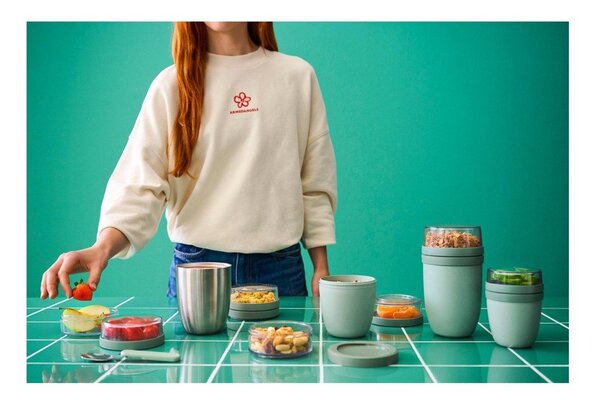 Lunchbox 2 szt. z podziałką/na jogurt Ellipse – Mepal