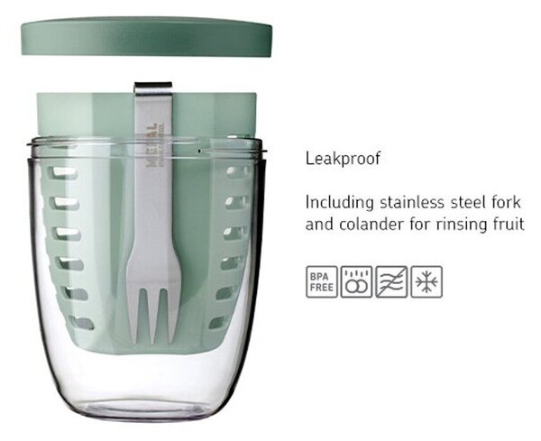 Lunchbox z widelcem Ellipse – Mepal