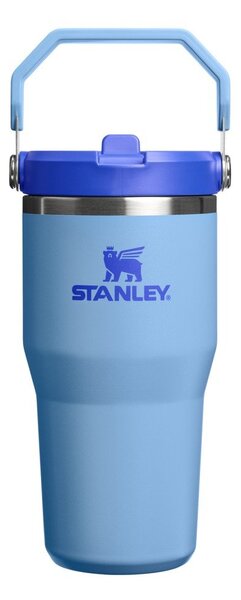 Niebieski termos ze stali nierdzewnej 600 ml IceFlow™ Flip Straw 2.0 Tumbler Blue Sky – Stanley