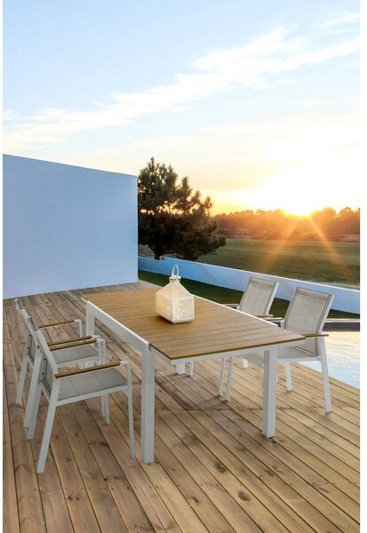 Aluminiowy stół ogrodowy 90x140 cm Elias – Bizzotto
