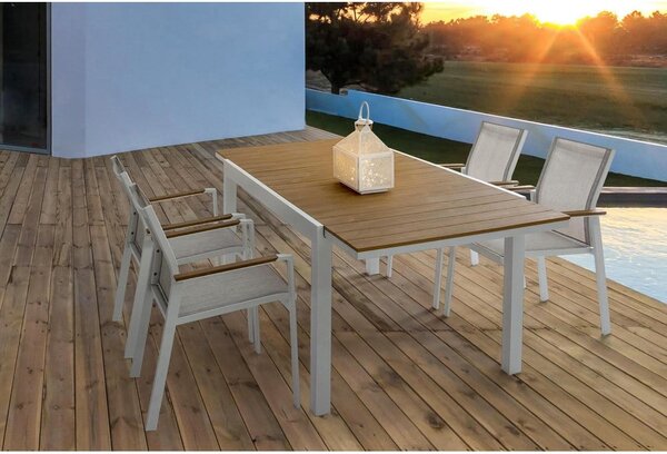 Aluminiowy stół ogrodowy 90x140 cm Elias – Bizzotto