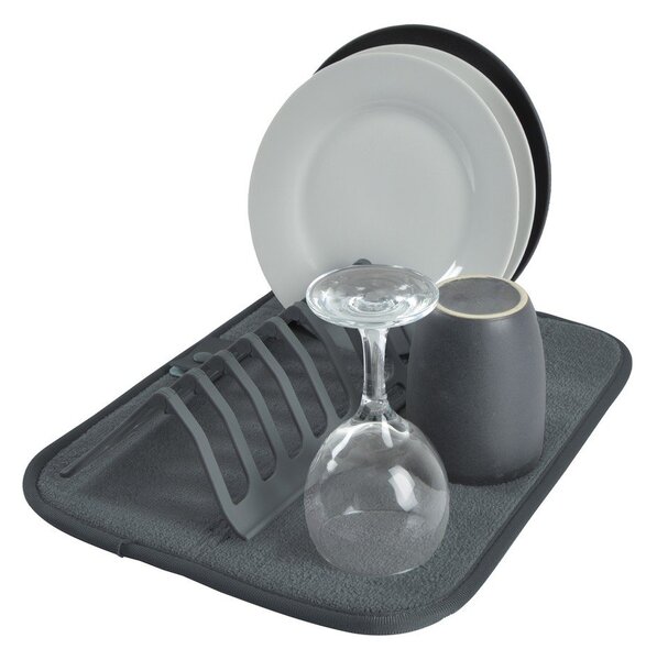 Szara plastikowa podkładka do naczyń 36x28 cm – Homéa