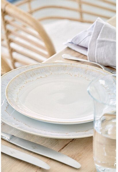 Biały kamionkowy talerz deserowy ø 22 cm Taormina – Casafina