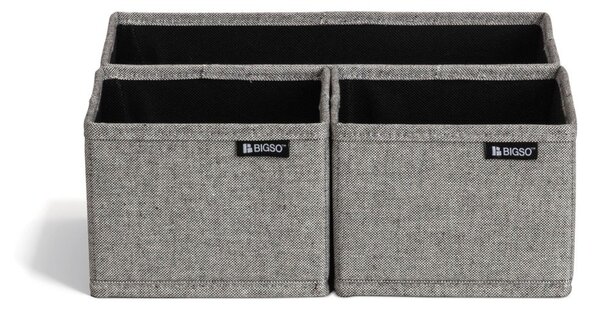 Tekstylne organizery do szuflady zestaw 3 szt. Soft Storage – Bigso