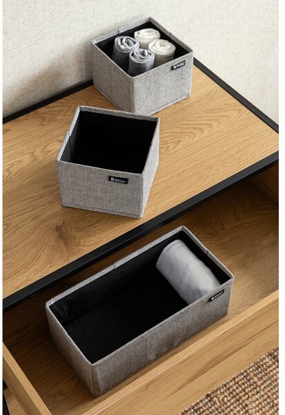 Tekstylne organizery do szuflady zestaw 3 szt. Soft Storage – Bigso