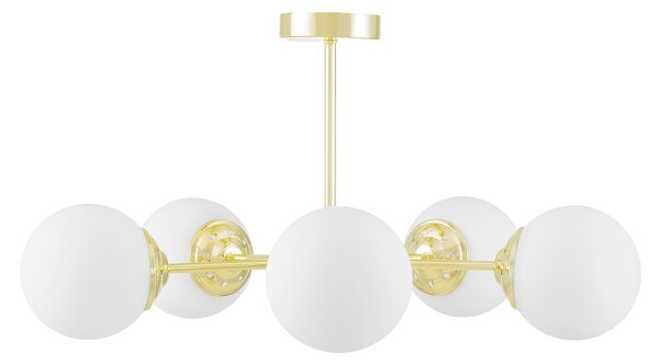 NOWOCZESNA LAMPA WISZĄCA KLASYCZNE ZŁOTO FINO RING W5