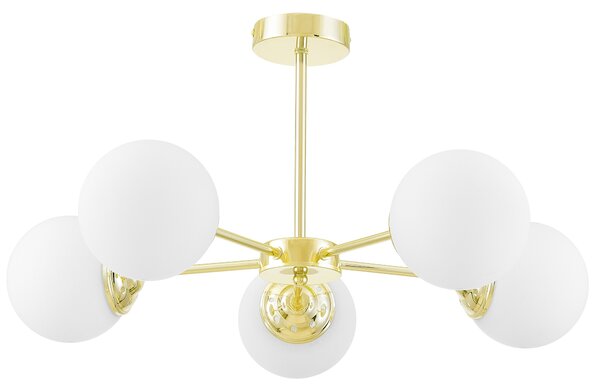 NOWOCZESNA LAMPA WISZĄCA KLASYCZNE ZŁOTO FINO RING W5