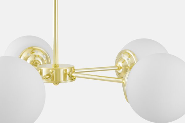 NOWOCZESNA LAMPA WISZĄCA KLASYCZNE ZŁOTO FINO RING W5