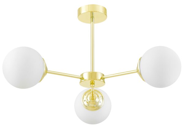 NOWOCZESNA LAMPA WISZĄCA KLASYCZNE ZŁOTO FINO RING W3